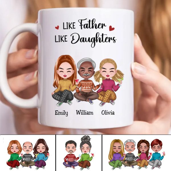 Father s Day - Like Father Like Daughters - Personalized Mug Discount