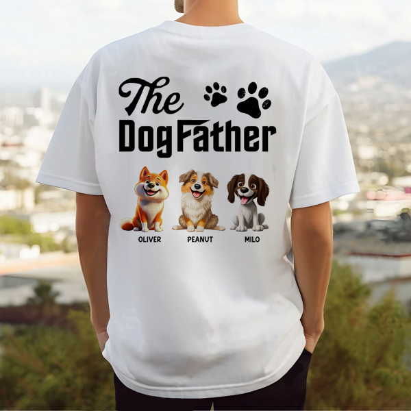 The Dog Father 3D Effect - Personalized T Shirt Online Hot Sale - Image 2