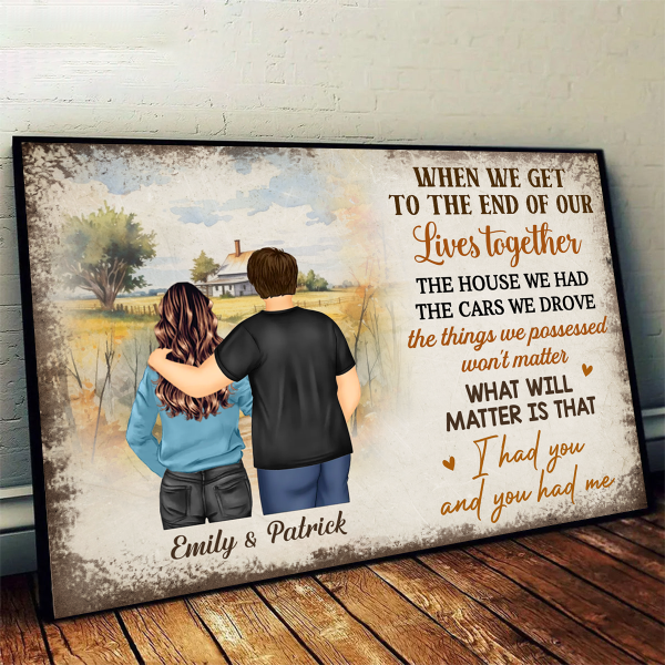 Old Couple I Had You & You Had Me - Personalized Poster Cheap - Image 2