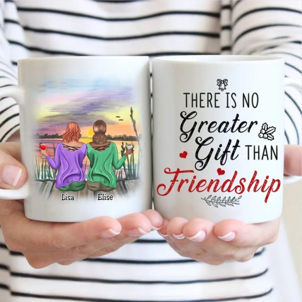Friends - There Is No Greater Gift Than Friendship - Personalized Mug (Ver 4) Sale - Image 3