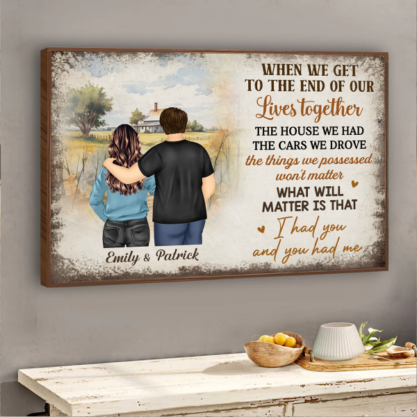 Old Couple I Had You & You Had Me - Personalized Poster Cheap - Image 3