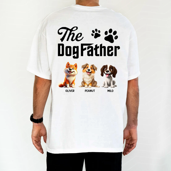 The Dog Father 3D Effect - Personalized T Shirt Online Hot Sale - Image 3