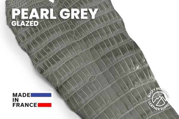 Porosus Crocodile Tails - Luxury Skins (Glazed Pearl Gray) 40% OFF! Sale - Image 2