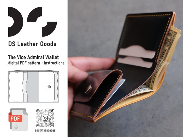 DS-046 The Vice Admiral Wallet Digital Pattern For Discount